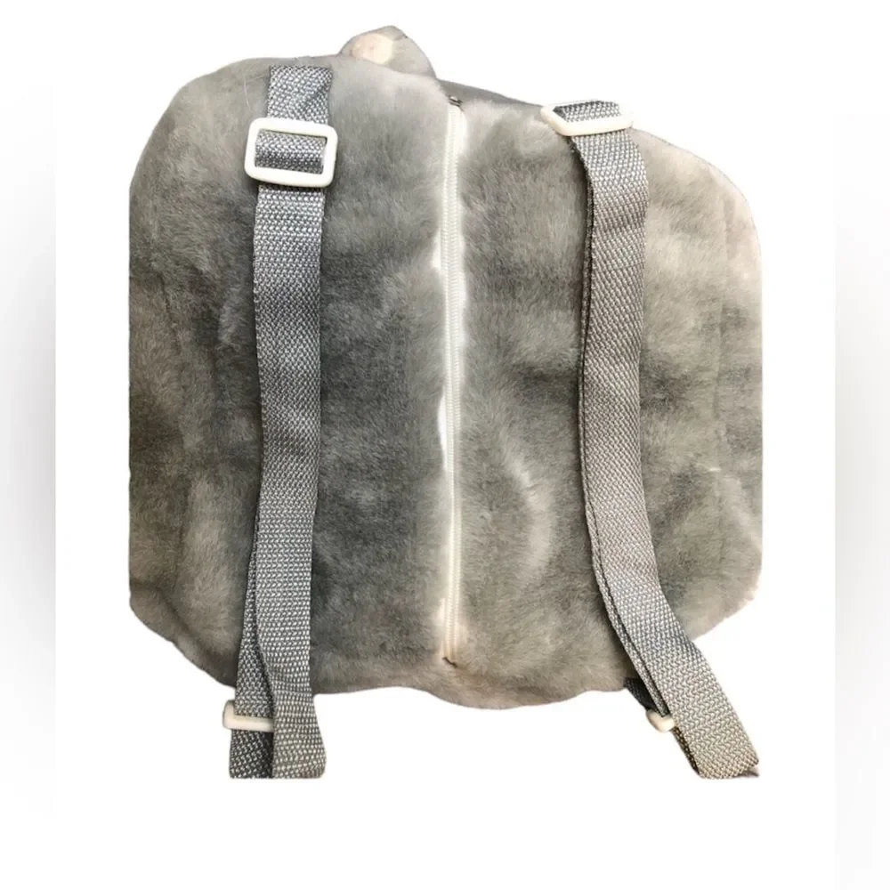 Elephant plush backpack with adjustable straps